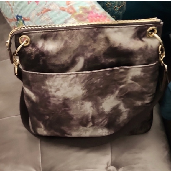 Sharif designed in NY handbag crossbody Gold tone a beautiful bag GUC - Picture 5 of 5